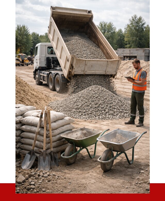 Доставка нерудных материалов в Глазове от 1224 руб. | ПРОНЕРУДГлз