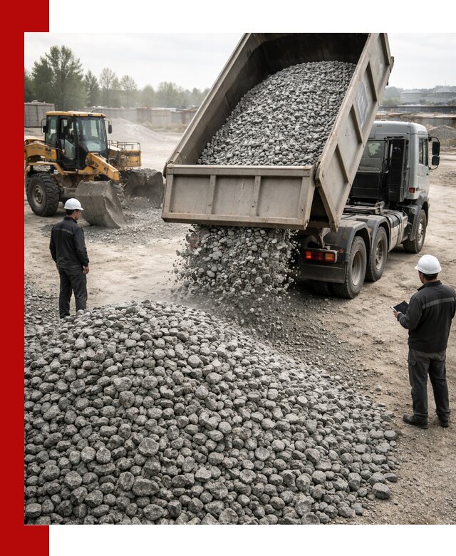 Доставка гранитного щебня фракции 20-40 в Глазове