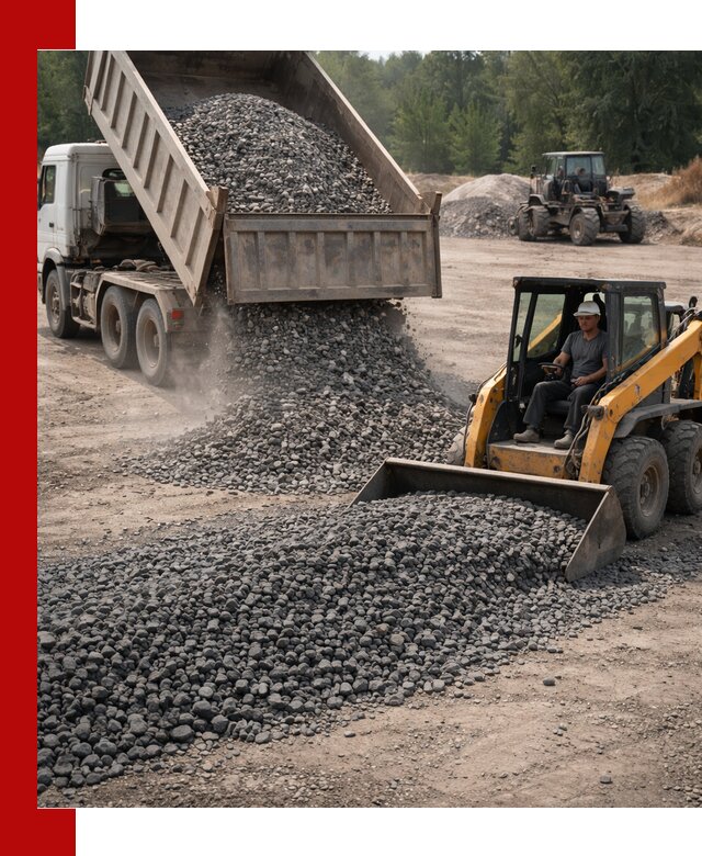 Гранитный щебень фракция 40-70 с доставкой в Глазове