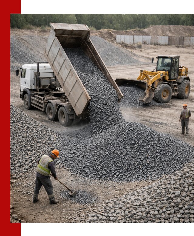 Щебень габбро-диабаз фр. 5-20 с доставкой в Глазове