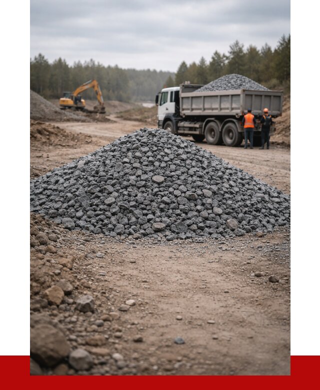 Щебень габбро диабаз фракция 40-70 в Глазове от 2245 р-ПРОНЕРУДГлз