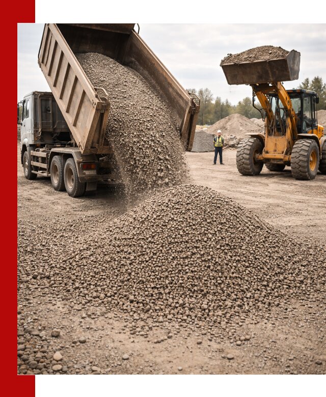 Гравийный щебень фракция 3–10 с доставкой в Глазове