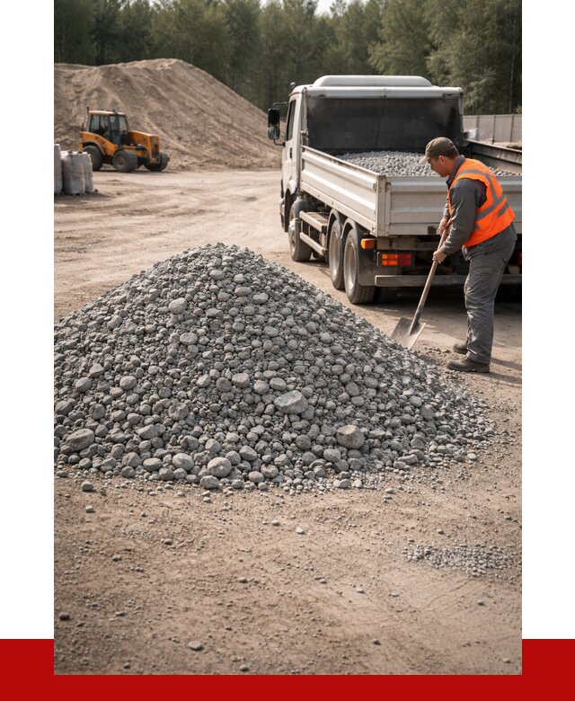 Гравийный щебень фракция 5-10 в Глазове от 2245 р. | ПРОНЕРУДГлз