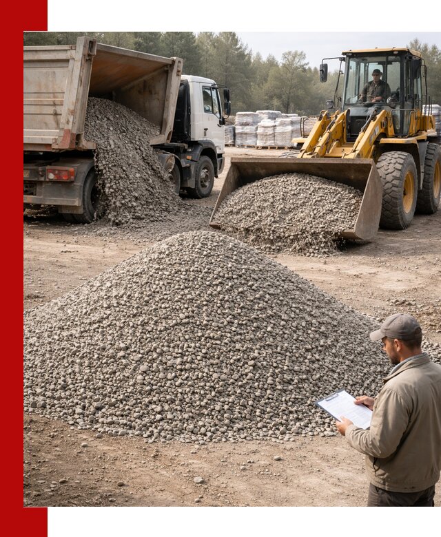 Гравийный щебень фракция 5–10 с доставкой в Глазове