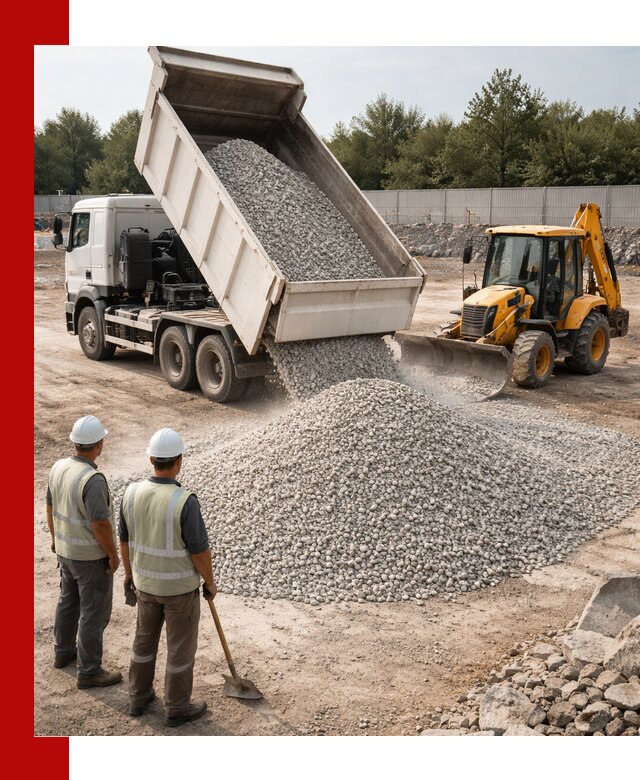 Купить известняковый щебень фракции 5–10 мм с доставкой в Глазове