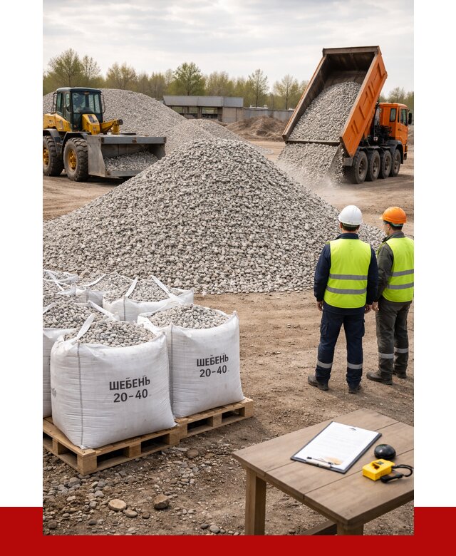 Известняковый щебень 20-40 в Глазове от 2143 р. ПРОНЕРУДГлз