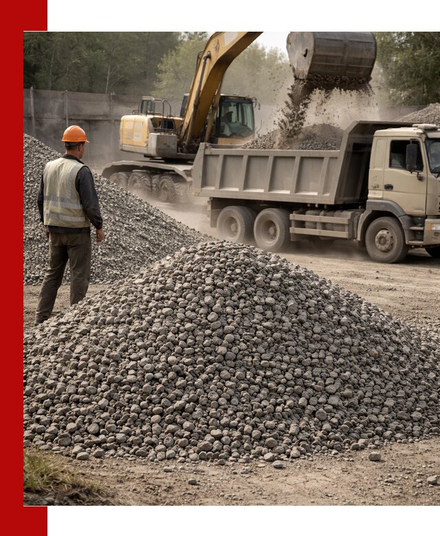 Шлаковый щебень фракция 5-20 с доставкой в Глазове