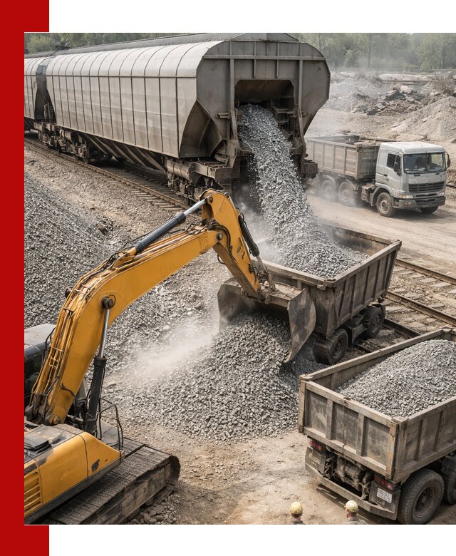 Доставка железнодорожного щебня в Глазове крупными партиями быстрого отгруза