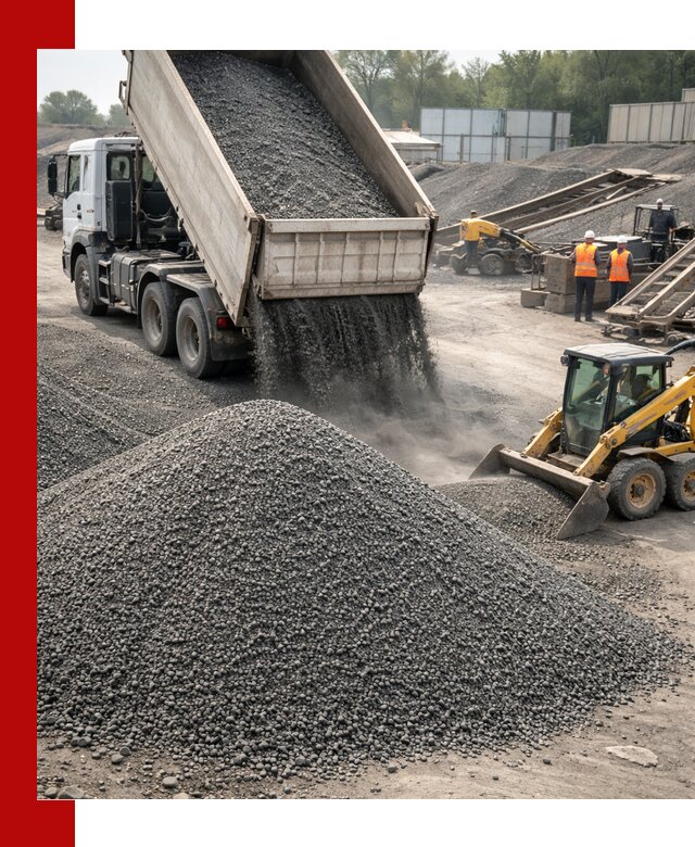 Вторичный щебень фракция 0–5 с доставкой в Глазове