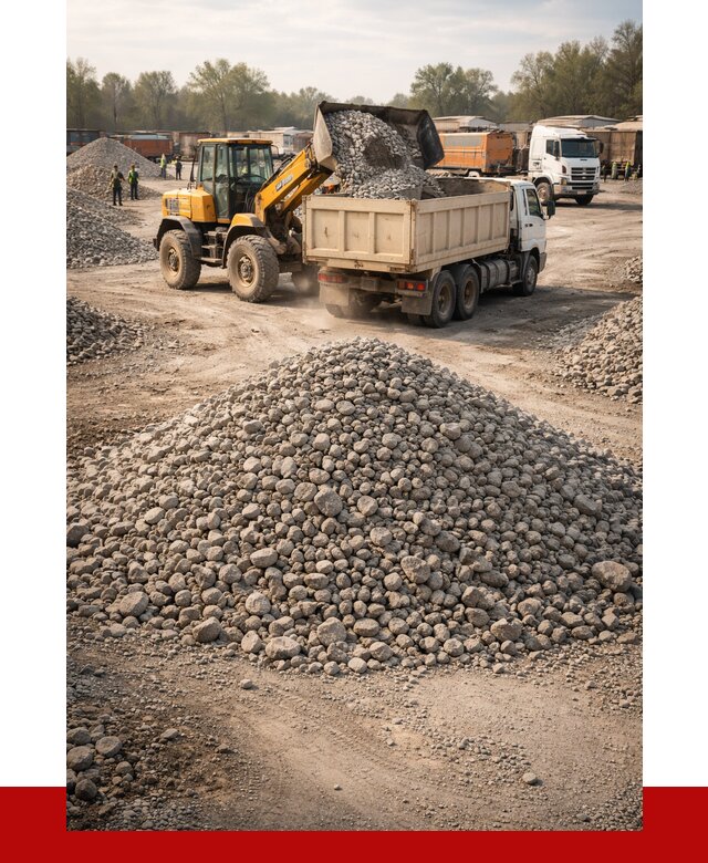 Вторичный щебень фракция 40-70 в Глазове от 1775 р, ПРОНЕРУДГлз