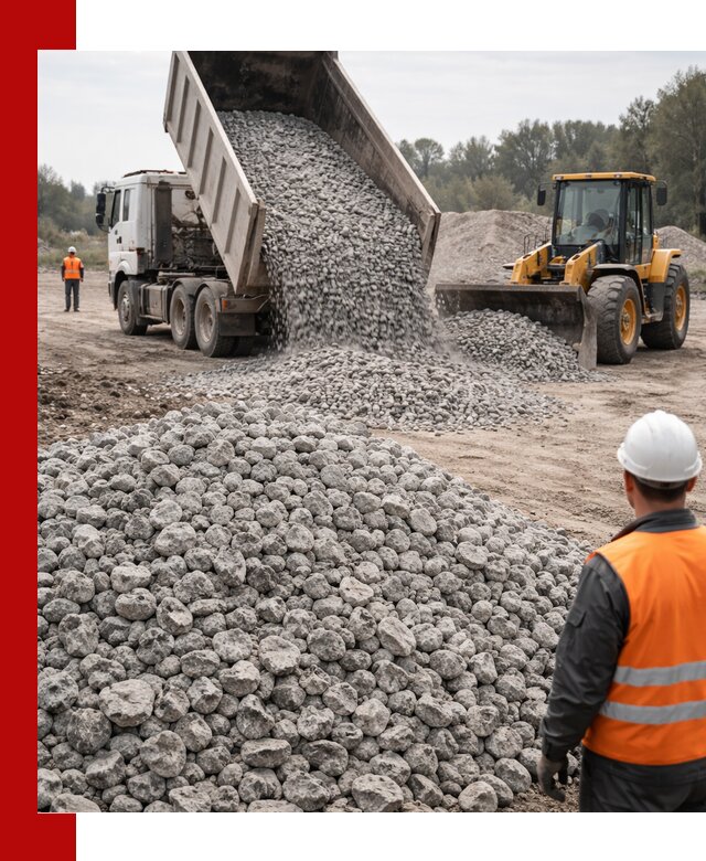 Доставка бетонного щебня фракции 20-40 в Глазове