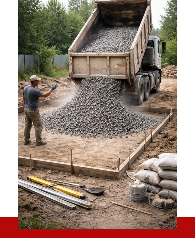 Купить щебень для фундамента в Глазове от 4591 р. | ПРОНЕРУДГлз