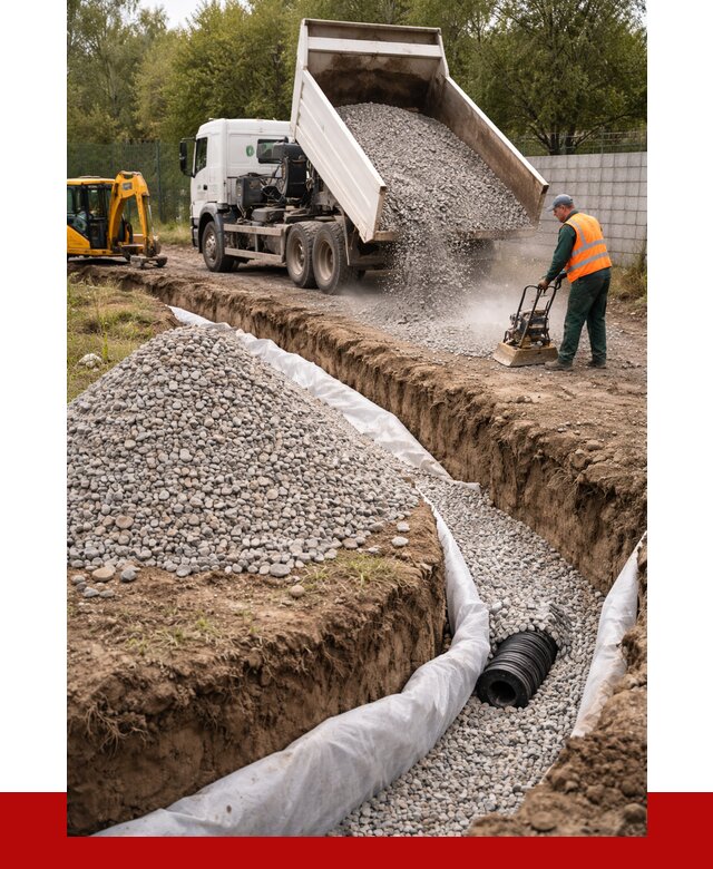Щебень для дренажа в Глазове от 1888 р., ПРОНЕРУДГлз доставка