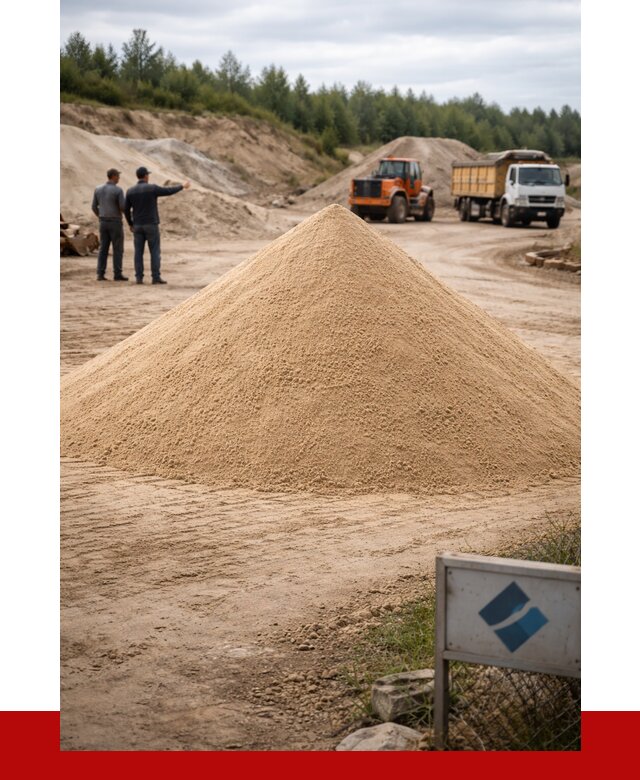 Карьерный песок навалом в Глазове от 1837 р. | ПРОНЕРУДГлз