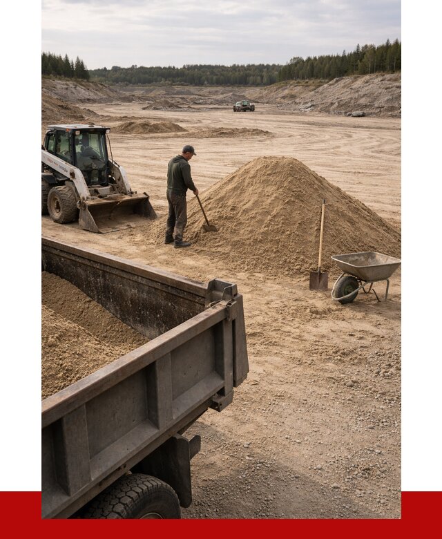 Карьерный песок среднезернистый в Глазове, от 2245 р. ПРОНЕРУДГлз