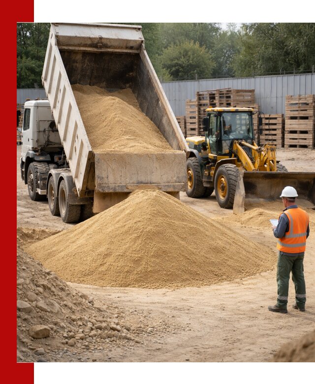 Доставка карьерного мелкозернистого песка в Глазове