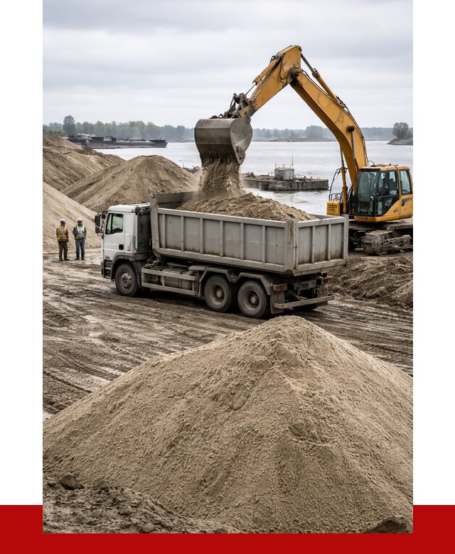 Купить речной песок навалом в Глазове от 1837 р., ПРОНЕРУДГлз