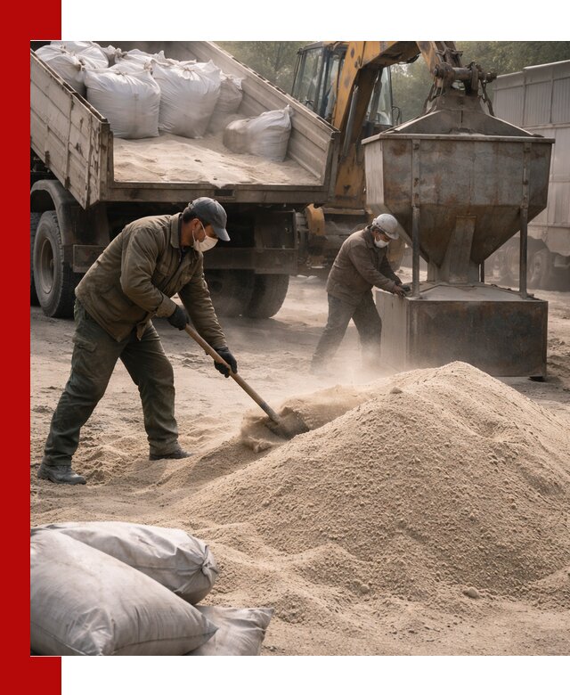 Кварцевый песок для пескоструя в Глазове — доставка и качество