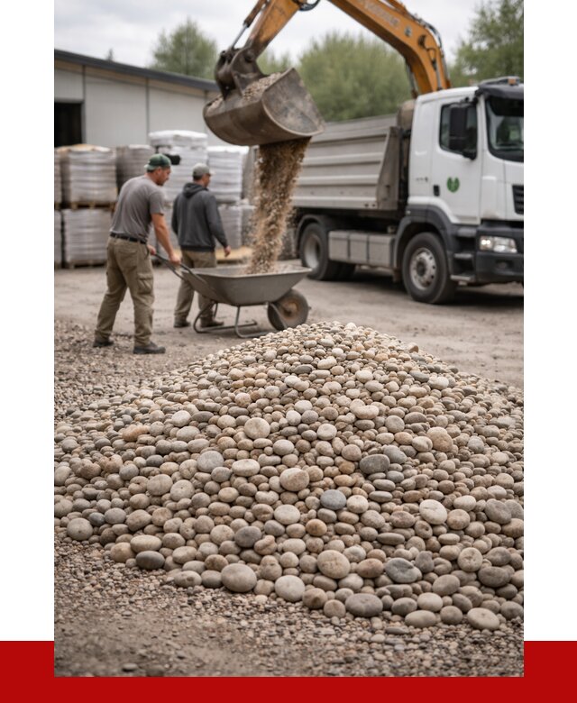 Галька декоративная в Глазове от 3265 р. за куб | ПРОНЕРУДГлз