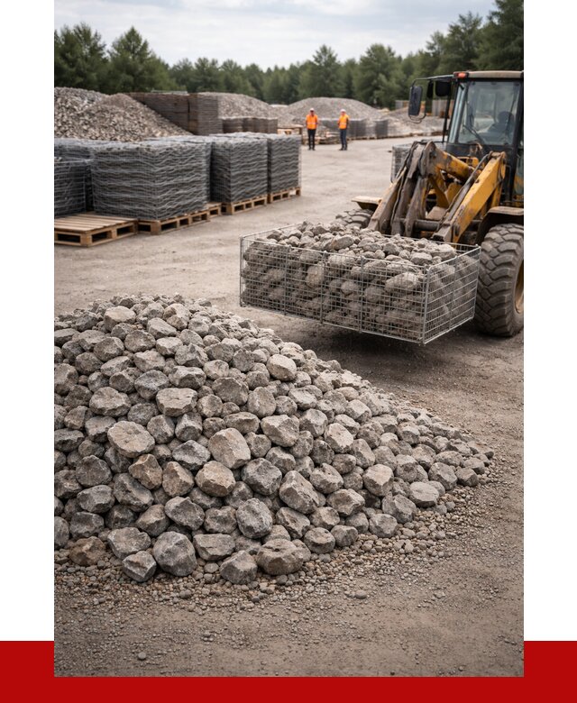 Камень для габионов фракция 70-150 в Глазове от 4285 р. | ПРОНЕРУДГлз