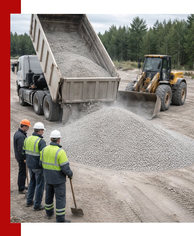 Известняковый отсев 0-5 доставка в Глазове быстро и выгодно