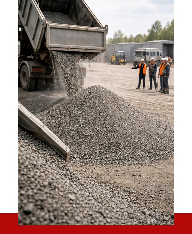 Гравийный отсев 0-5 в Глазове от 1224 р. с доставкой | ПРОНЕРУДГлз