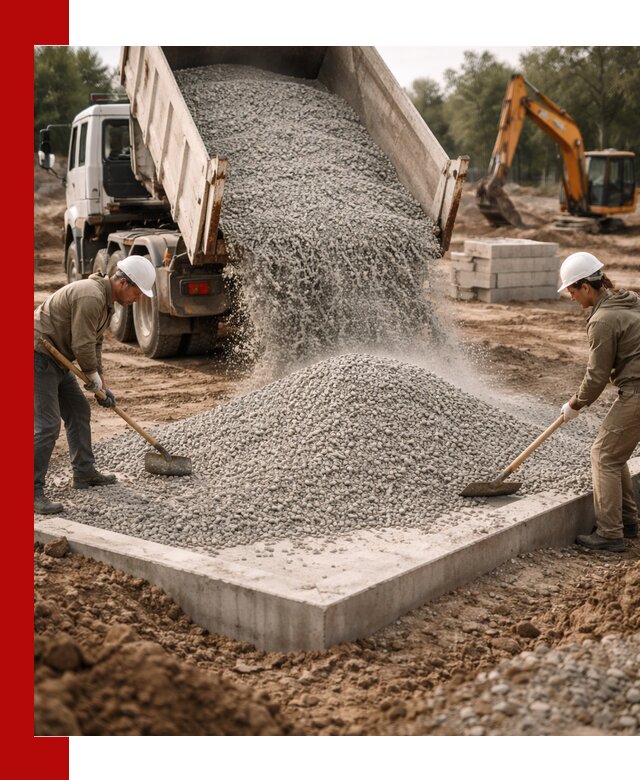 Доставка и продажа отсева для бетона в Глазове