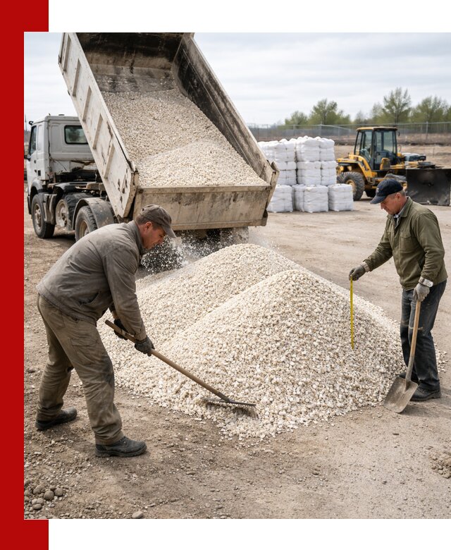 Мраморная крошка с доставкой и разгрузкой в Глазове