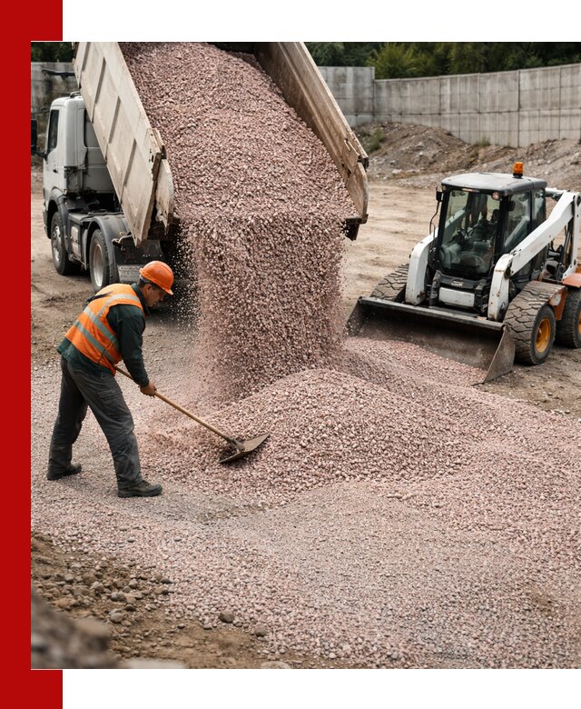 Крошка розовый гранит с доставкой в Глазове от производителя
