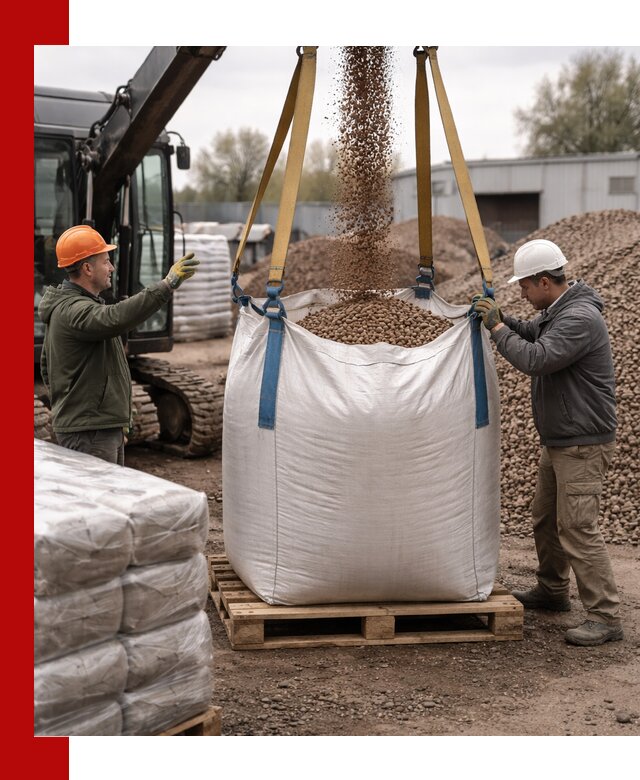 Керамзит в биг-бегах с доставкой в Глазове