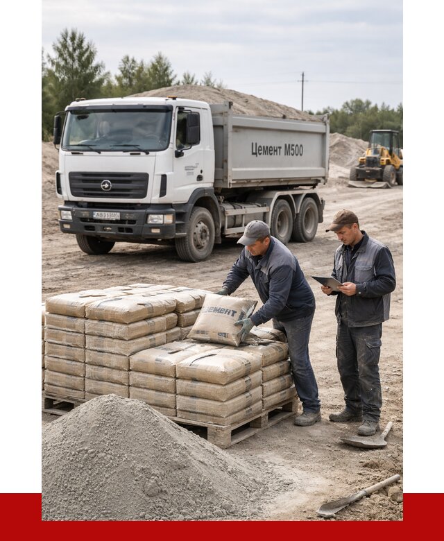 Купить цемент м500 с доставкой в Глазове от 5306 р. | ПРОНЕРУДГлз