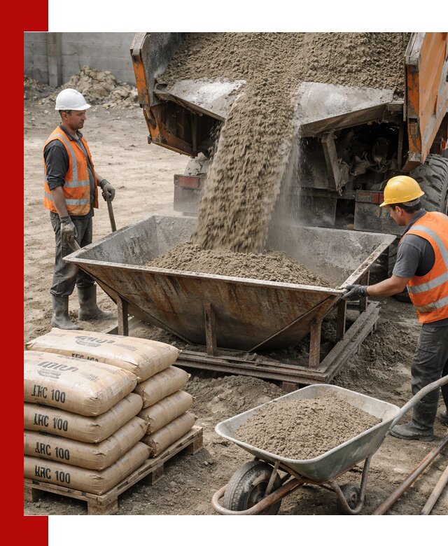 Доставка цементно-песчаной смеси М100 в Глазове