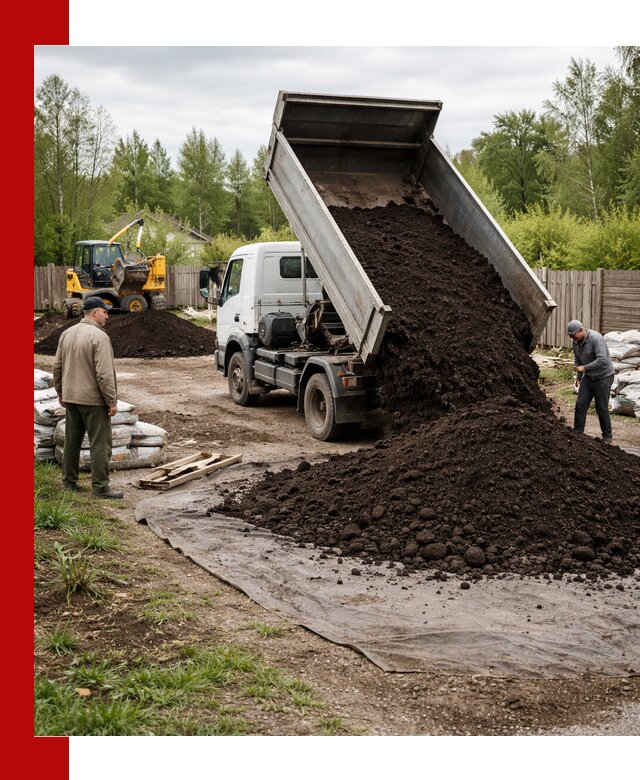 Доставка качественного почвогрунта в Глазове оптом и в розницу