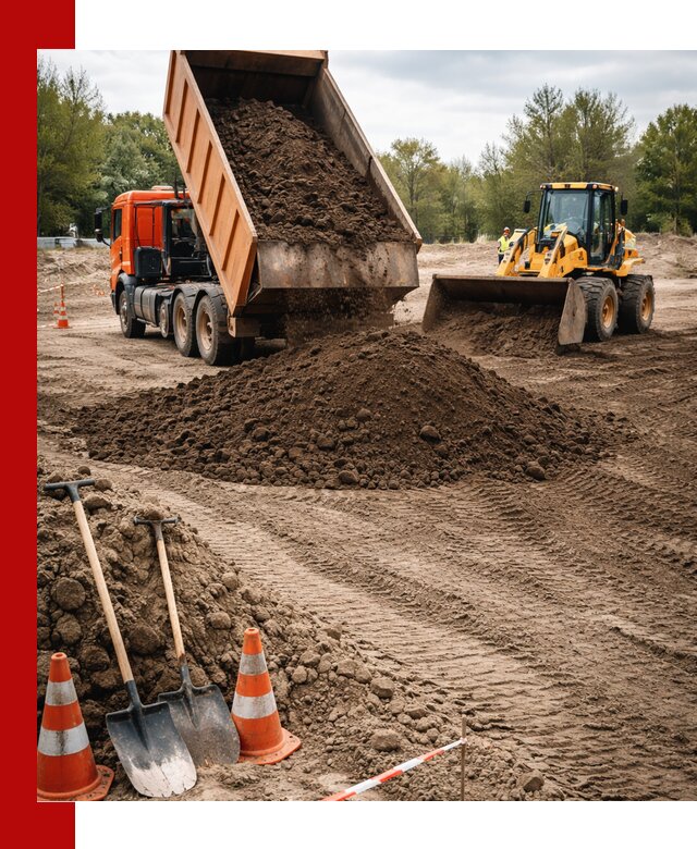 Поставка и доставка планировочного грунта в Глазове