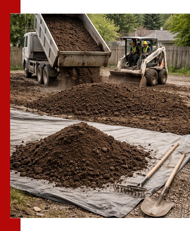 Грунт для отсыпки участка с доставкой в Глазове