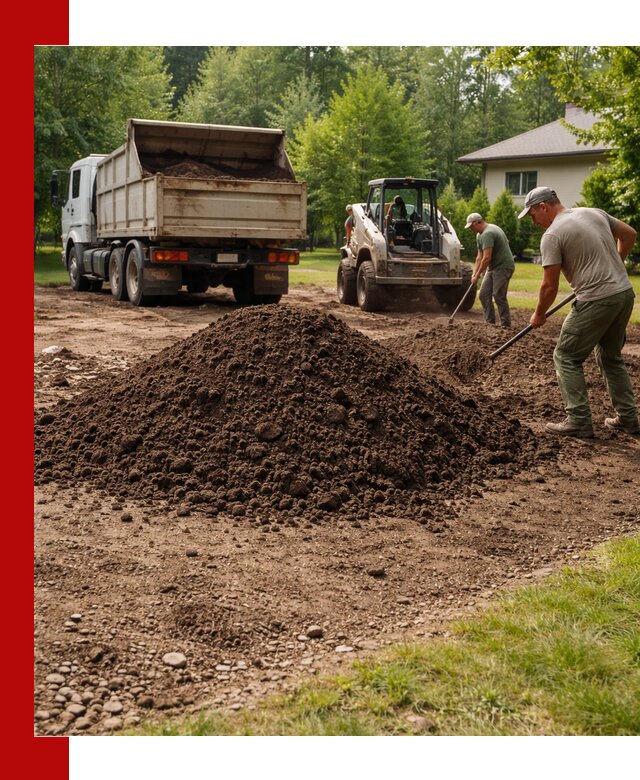 Доставка и укладка грунта для газона в Глазове