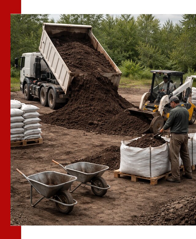 Доставка и продажа торфогрунта в Глазове оптом и в розницу