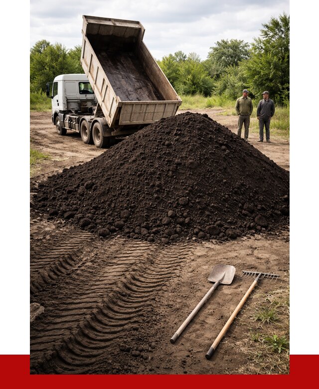 Купить чернозем навалом в Глазове от 1224 р. за куб | ПРОНЕРУДГлз