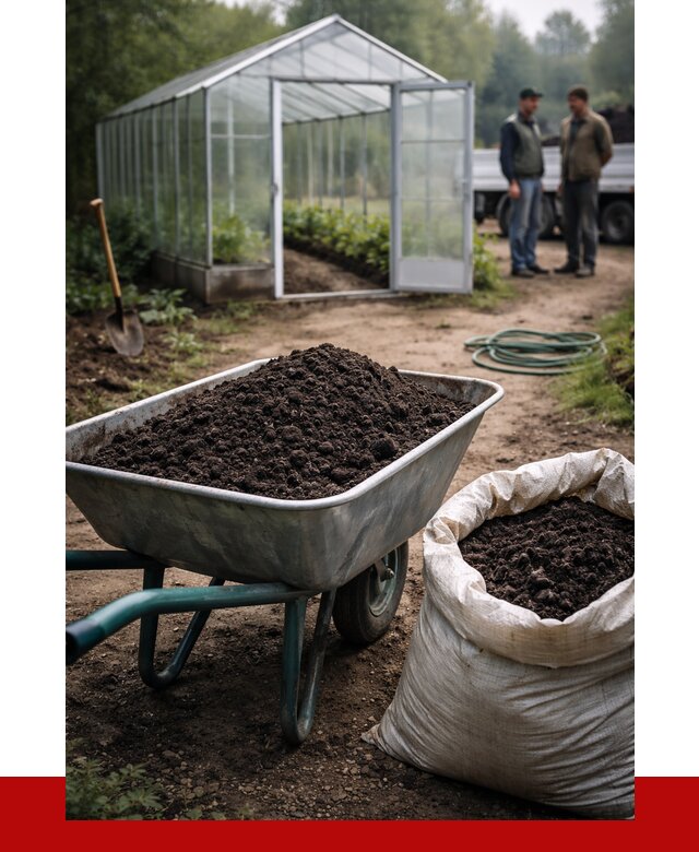 Чернозем для теплицы в Глазове с доставкой от 1530 р. | ПРОНЕРУДГлз