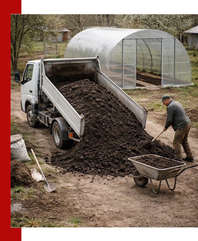 Чернозем для теплицы с доставкой в Глазове