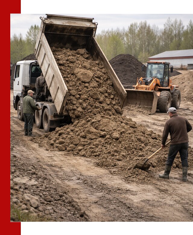 Доставка глин и суглинков в Глазове оптом и вкрай