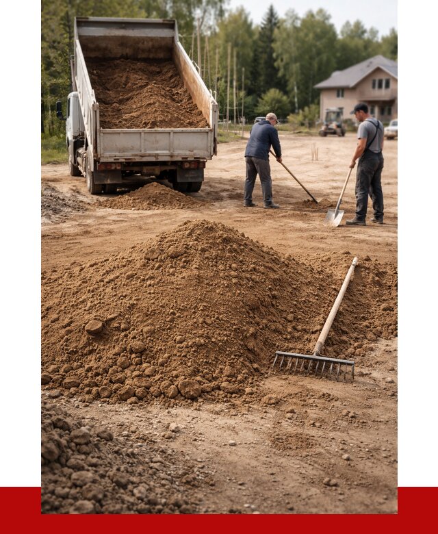 Суглинок для планировки в Глазове с доставкой от 4285 р. | ПРОНЕРУДГлз