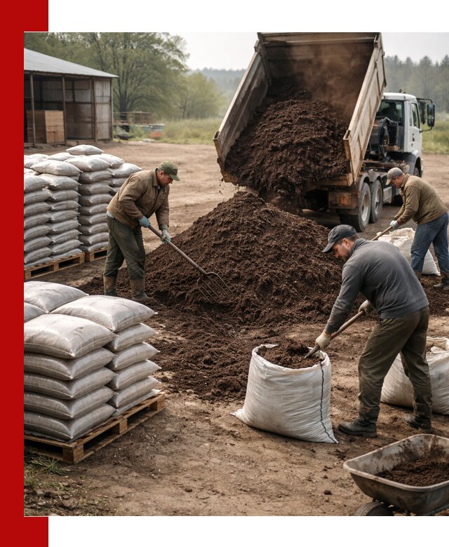 Доставка компоста оптом и в розницу в Глазове