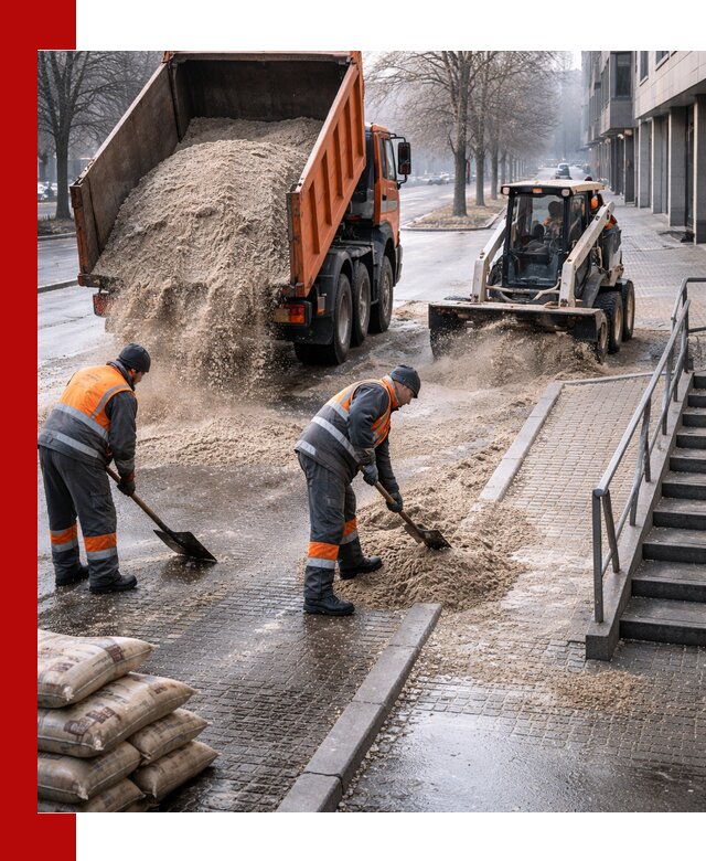 Поставка противогололедных материалов в Глазове