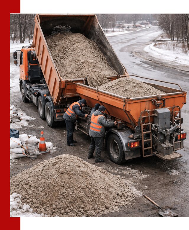 Поставка и вывоз пескосоля в Глазове оптом и в розницу