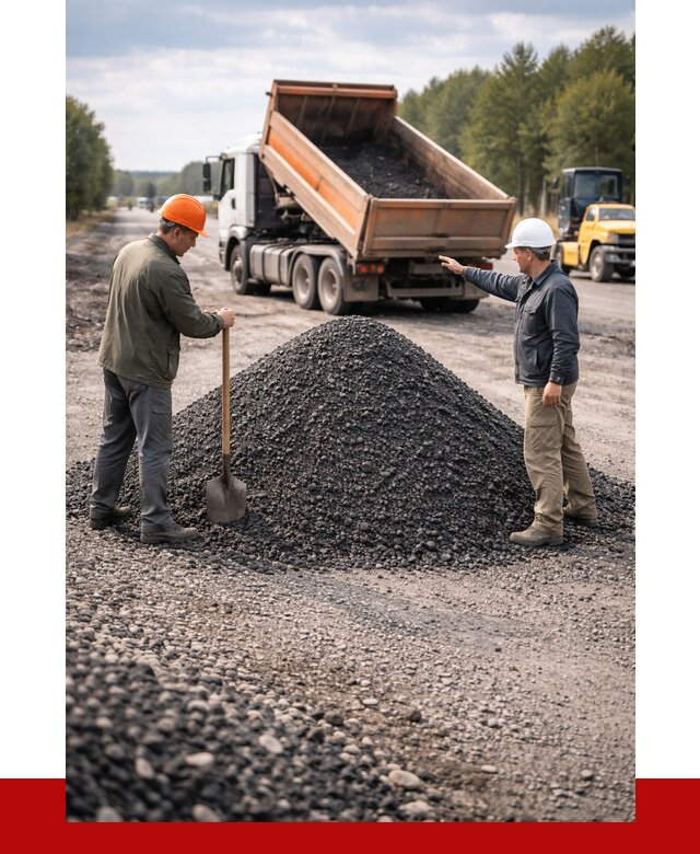 Купить асфальтовую крошку для дорог в Глазове от 4285 р. | ПРОНЕРУДГлз