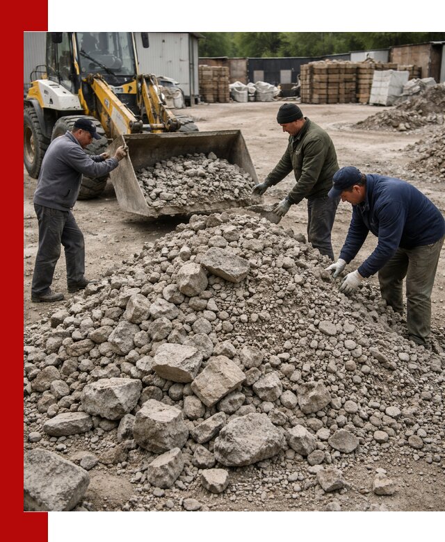 Демонтаж и вывоз бой бетона в Глазове