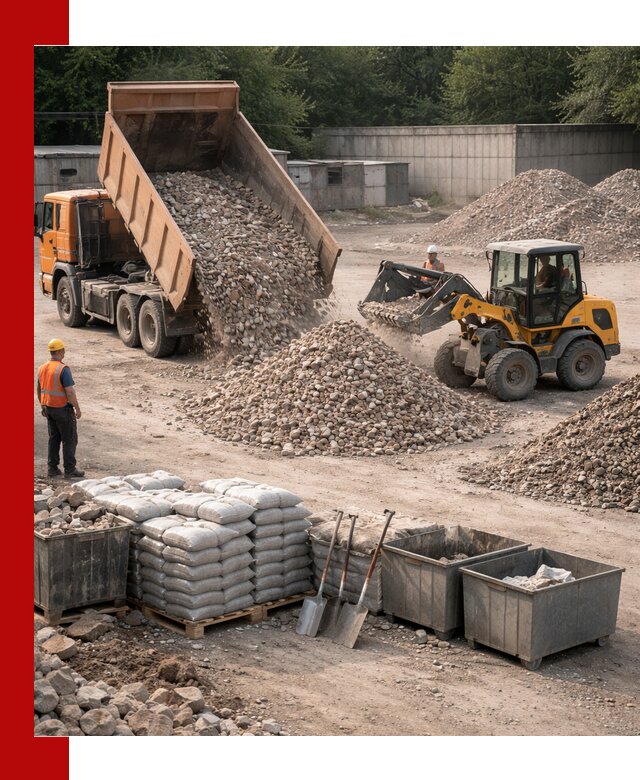 Вторичные материалы для отсыпки в Глазове — поставка и доставка