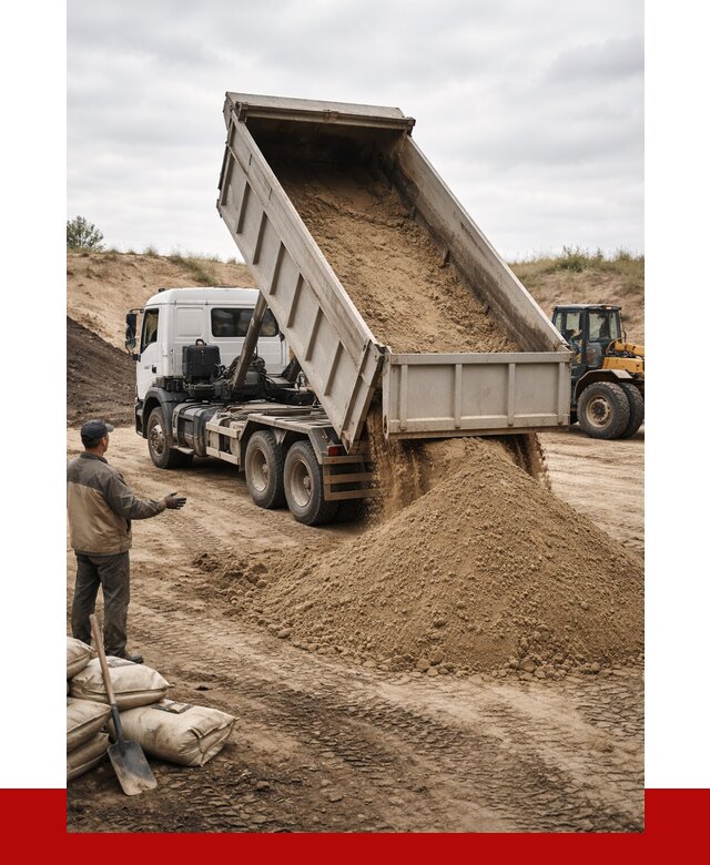 Доставка самосвалом 20 кубов в Глазове от 7652 р. | ПРОНЕРУДГлз