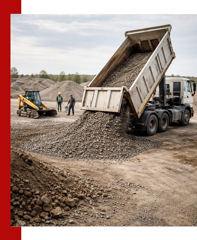 Доставка самосвалом 25 м³ в Глазове быстро и надежно